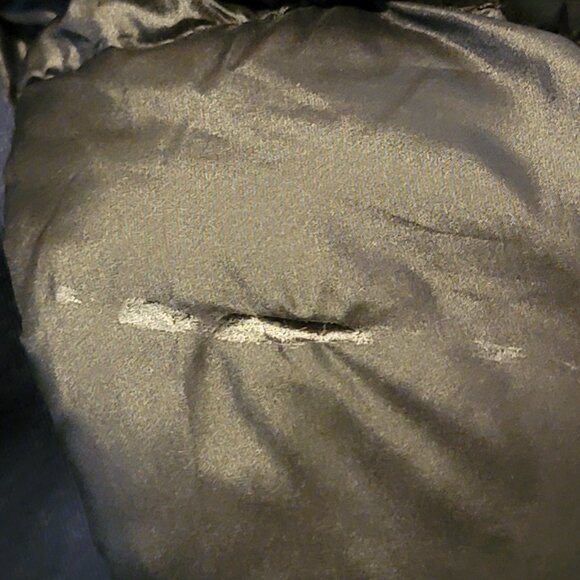 Calvin Klein Women’s Black Puffer Jacket Down Blend Insulated Hooded SZ L *READ* - Picture 9 of 9